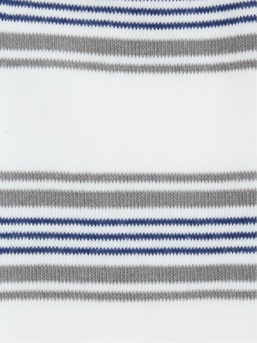 抗菌防臭 ピンボーダー クルーソックス