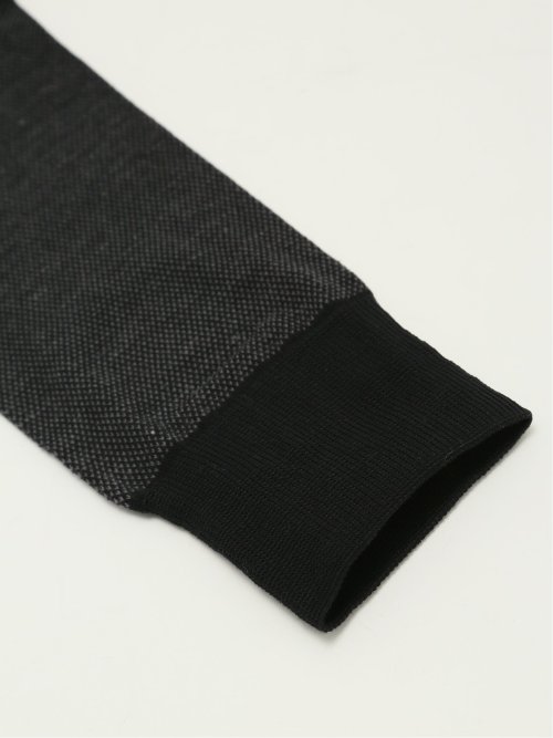 抗菌防臭 バーズアイ柄クルーソックス