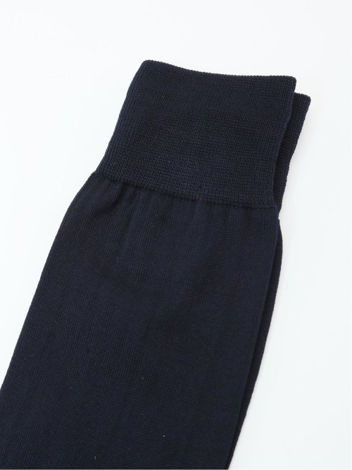 抗菌防臭 平無地クルーソックス