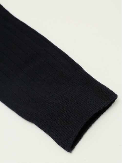 ストレッチ抗菌防臭 リブ無地クルーソックス
