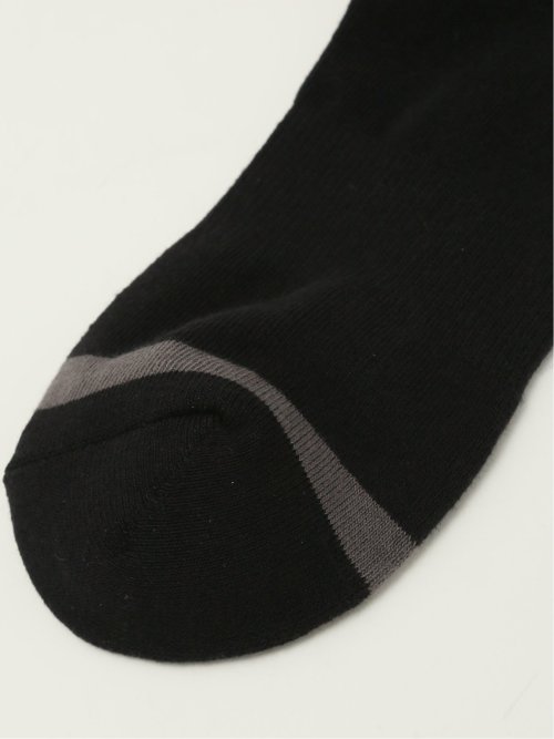 ストレッチ抗菌防臭 ライン入り 底パイル アンクルソックス
