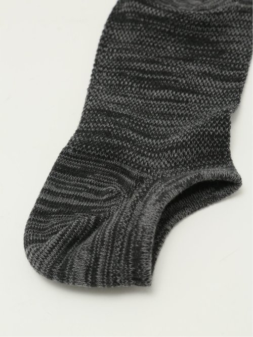 ストレッチ抗菌防臭 メランジメッシュ アンクルソックス