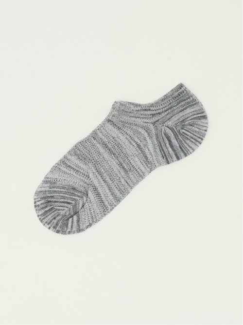 ストレッチ抗菌防臭 メランジメッシュ アンクルソックス