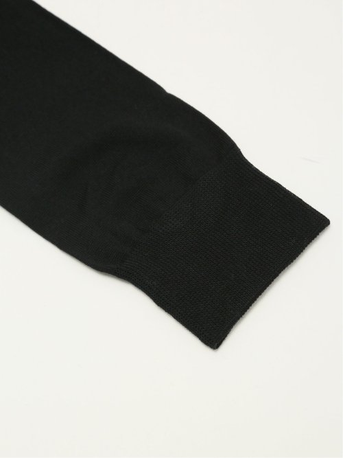 抗菌防臭 平無地クルーソックス