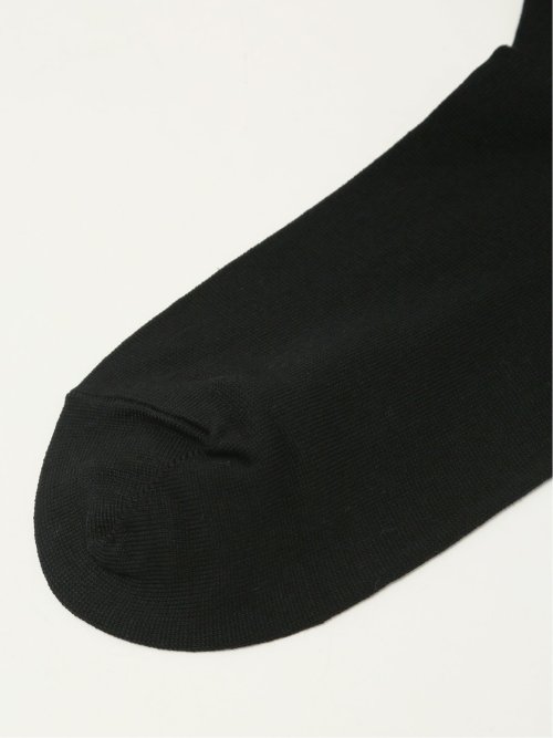 抗菌防臭 平無地クルーソックス