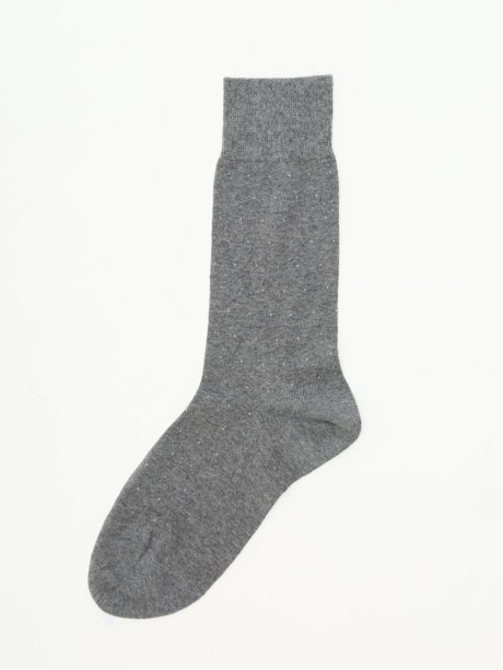 抗菌防臭 ドット柄クルーソックス