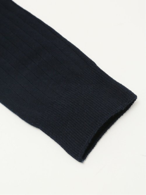 ストレッチ抗菌防臭 リブ無地クルーソックス