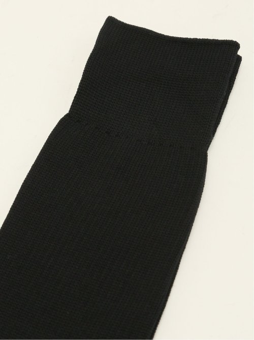 抗菌防臭 リブ無地クルーソックス