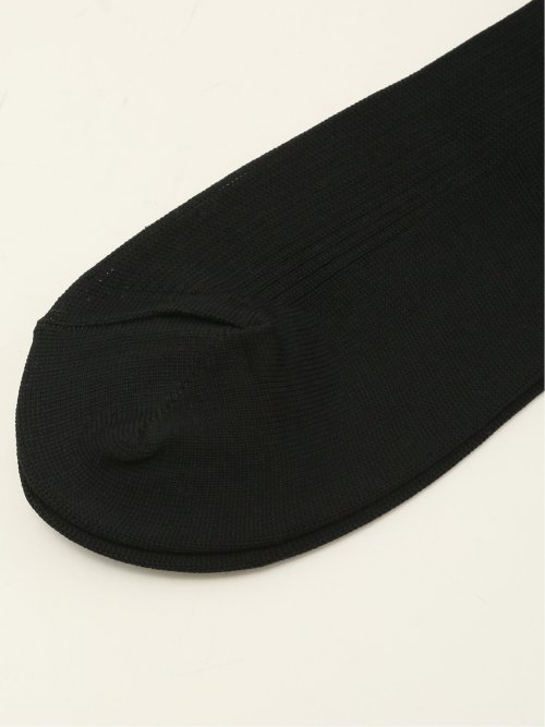 抗菌防臭 リブ無地クルーソックス