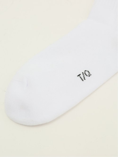 抗菌防臭 ライン入りロゴ刺繍 ショートソックス