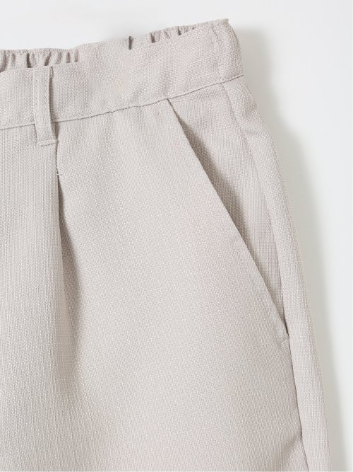 ストレッチ テックリネン パナマ バックシャーリング ショート パンツ メンズ