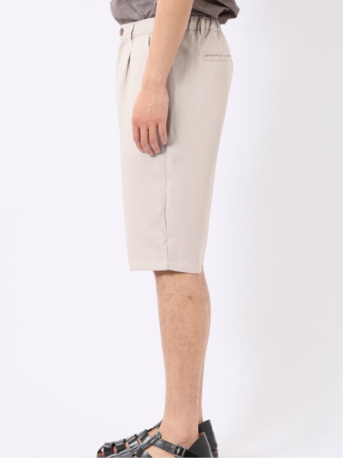 ストレッチ テックリネン パナマ バックシャーリング ショート パンツ メンズ
