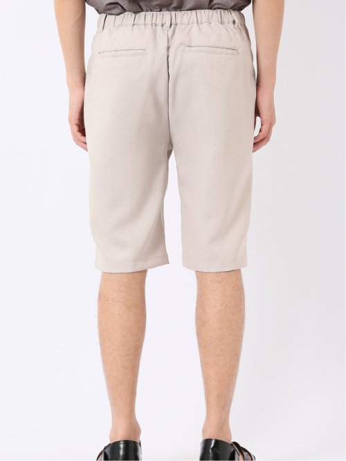 ストレッチ テックリネン パナマ バックシャーリング ショート パンツ メンズ