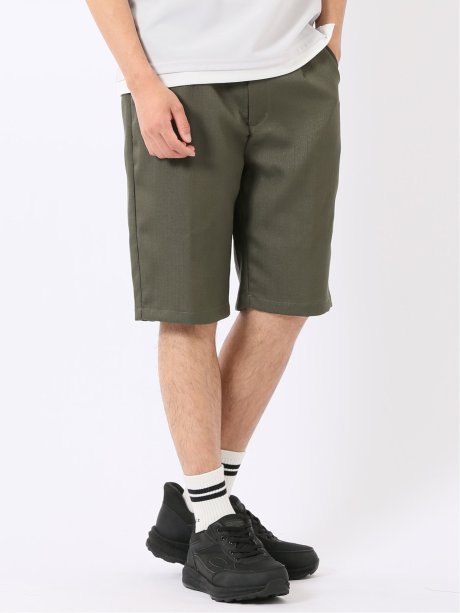 ストレッチ テックリネン パナマ バックシャーリング ショート パンツ メンズ