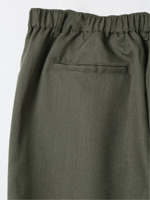 ストレッチ テックリネン パナマ バックシャーリング ショート パンツ メンズ