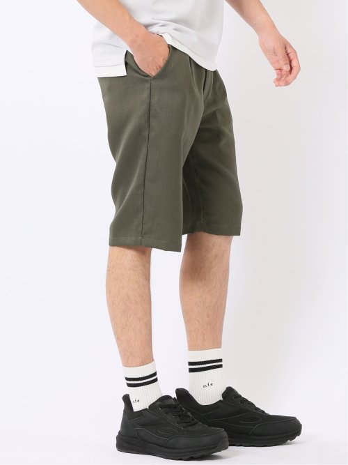 ストレッチ テックリネン パナマ バックシャーリング ショート パンツ メンズ