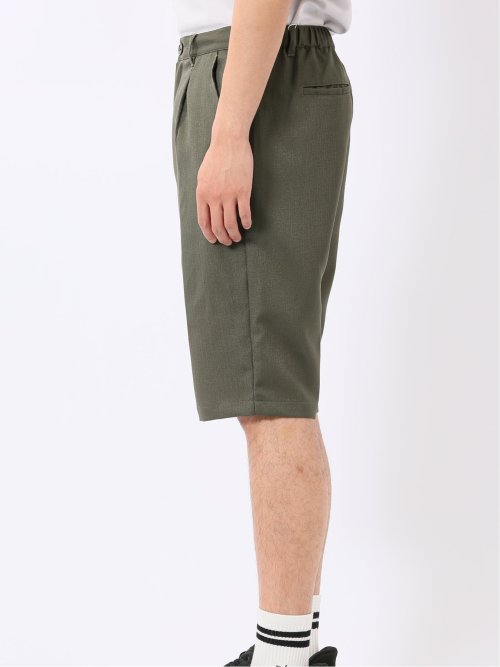 ストレッチ テックリネン パナマ バックシャーリング ショート パンツ メンズ