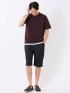 ストレッチ テックリネン パナマ バックシャーリング ショート パンツ メンズ