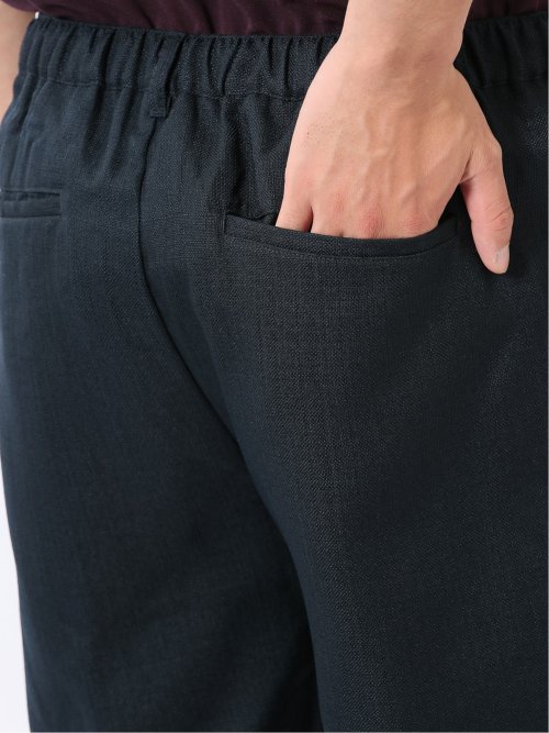 ストレッチ テックリネン パナマ バックシャーリング ショート パンツ メンズ