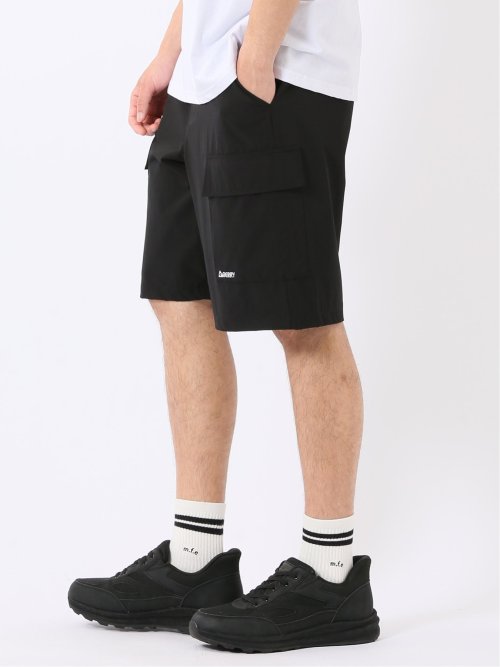 ショート パンツ カーゴ ショーツ メンズ ストレッチ 接触冷感 撥水 UV ややゆったり ナイロン ジェリー/GERRY WEB限定