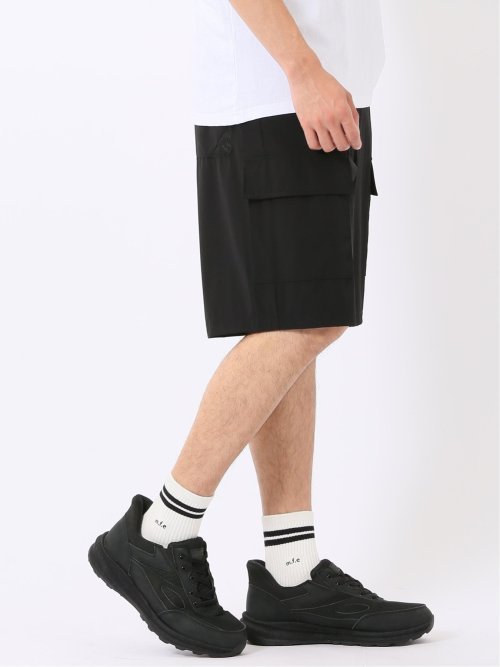 ショート パンツ カーゴ ショーツ メンズ ストレッチ 接触冷感 撥水 UV ややゆったり ナイロン ジェリー/GERRY WEB限定