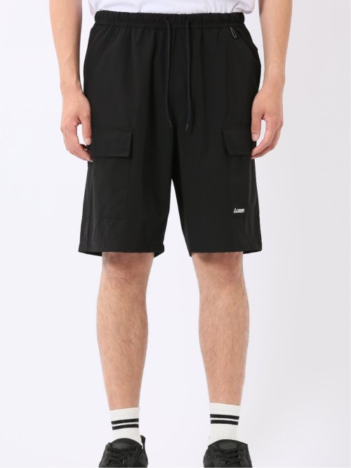 ショート パンツ カーゴ ショーツ メンズ ストレッチ 接触冷感 撥水 UV ややゆったり ナイロン ジェリー/GERRY WEB限定