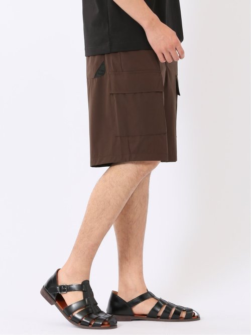 WEB限定 ショート パンツ カーゴ ショーツ メンズ ストレッチ 接触冷感 撥水 UV ややゆったり ナイロン ジェリー/GERRY