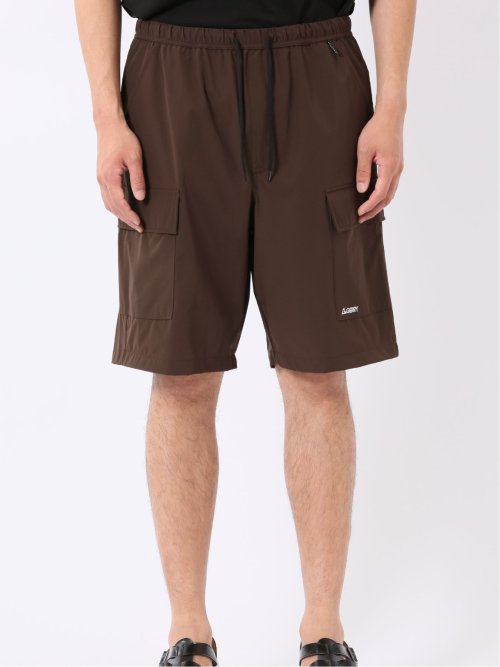 WEB限定 ショート パンツ カーゴ ショーツ メンズ ストレッチ 接触冷感 撥水 UV ややゆったり ナイロン ジェリー/GERRY