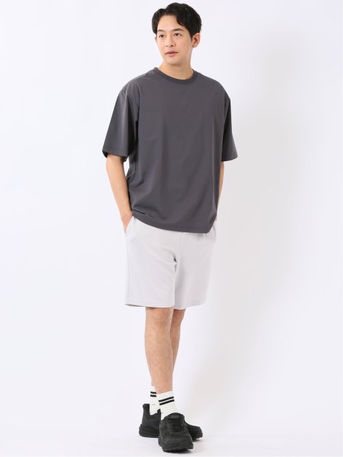 WEB限定 ショート パンツ ショーツ メンズ ストレッチ 接触冷感 ややゆったり ポンチ ジェリー/GERRY