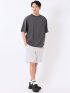WEB限定 ショート パンツ ショーツ メンズ ストレッチ 接触冷感 ややゆったり ポンチ ジェリー/GERRY