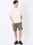 WEB限定 ショート パンツ ショーツ メンズ ストレッチ 接触冷感 ややゆったり ポンチ ジェリー/GERRY