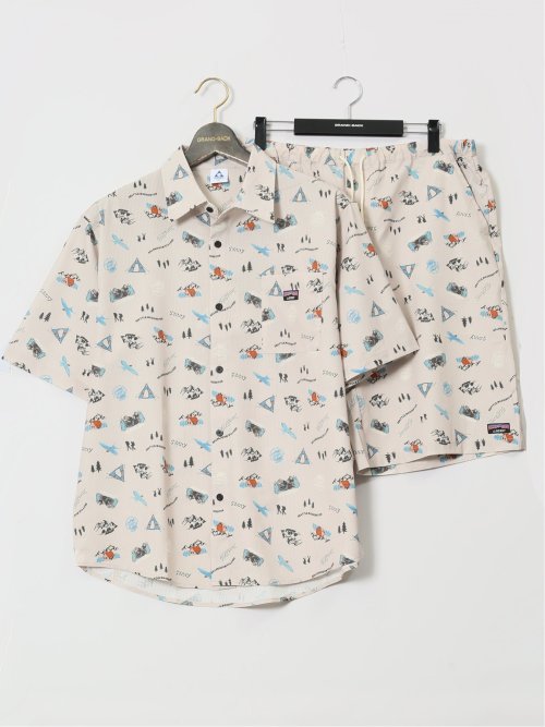 【大きいサイズ】ジェリー/GERRY 接触冷感 総柄ショーツ(セットアップ可能)