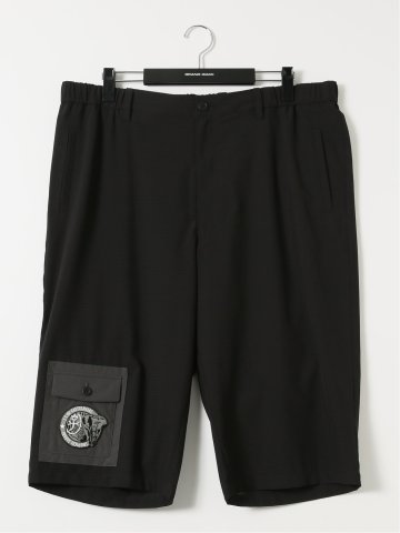 【大きいサイズ】カステルバジャック/CASTELBAJAC ストレッチ ハーフ丈 パンツ