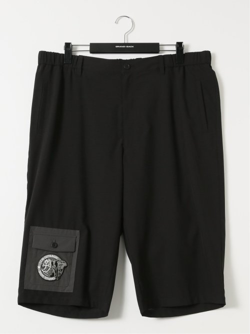 【大きいサイズ】カステルバジャック/CASTELBAJAC ストレッチ ハーフ丈 パンツ