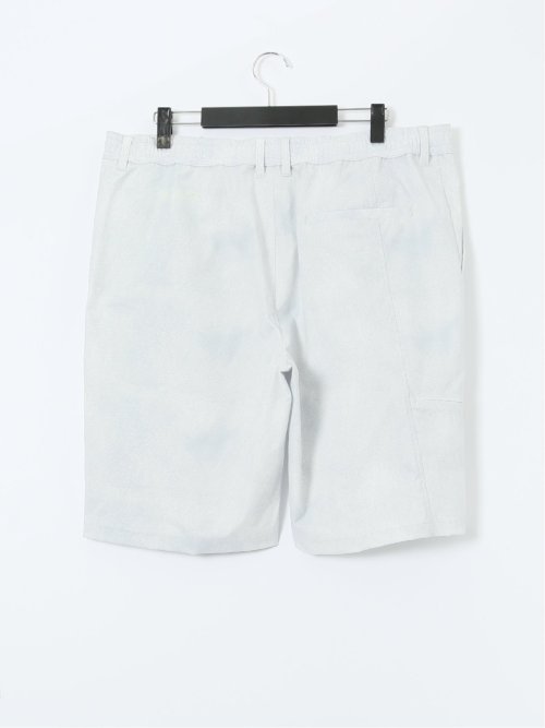 【大きいサイズ】ビバハート/VIVA HEART 撥水 デニムプリント ハーフパンツ