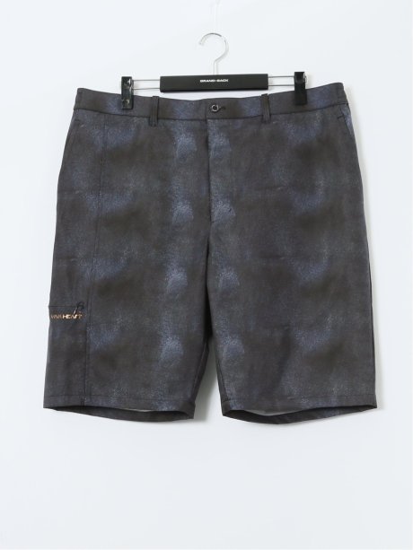 【大きいサイズ】ビバハート/VIVA HEART 撥水 デニムプリント ハーフパンツ