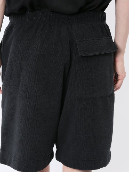 Sauna Camp×T/Q パイルショーツ ショートパンツ 黒 メンズ(セットアップ可能)