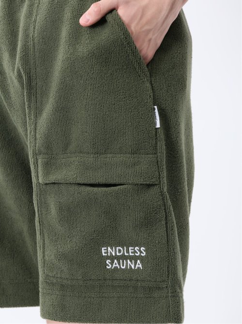 Sauna Camp×T/Q パイルショーツ(セットアップ可能)