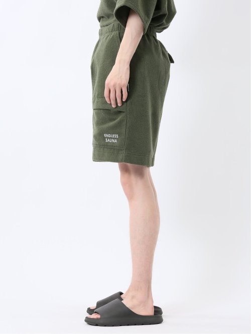 Sauna Camp×T/Q パイルショーツ(セットアップ可能)