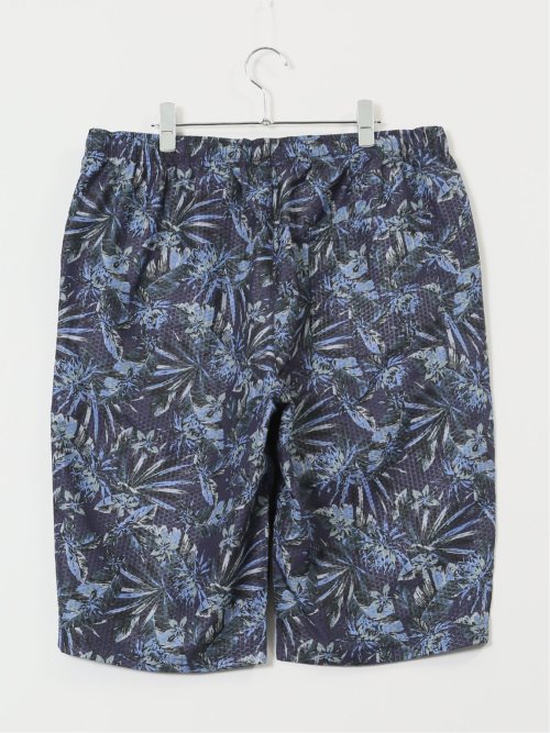 【大きいサイズ】セロニアス/CERONIAS ライトリップル 総柄ショートパンツ