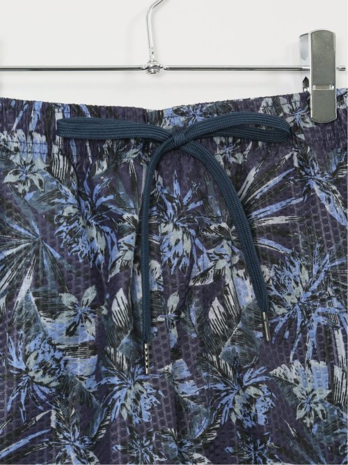 【大きいサイズ】セロニアス/CERONIAS ライトリップル 総柄ショートパンツ