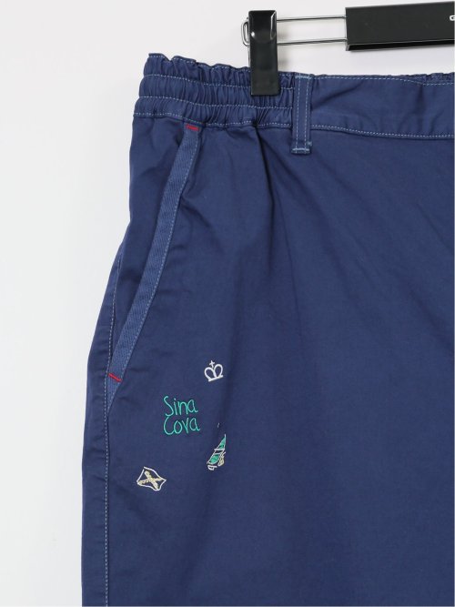 【大きいサイズ】シナコバ/SINA COVA ストレッチサテン マリンショーツ