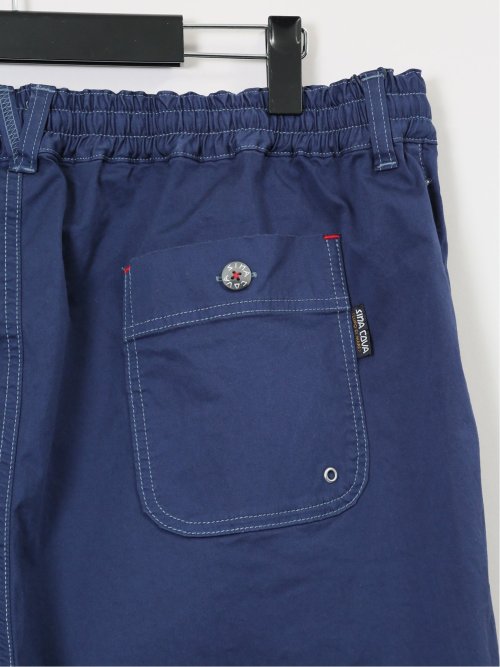 【大きいサイズ】シナコバ/SINA COVA ストレッチサテン マリンショーツ