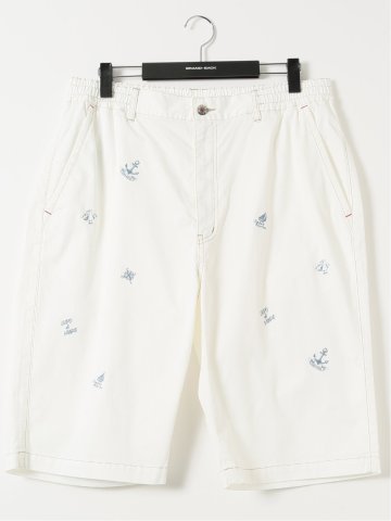 【大きいサイズ】シナコバ/SINA COVA ストレッチ 飛び柄 ショート パンツ