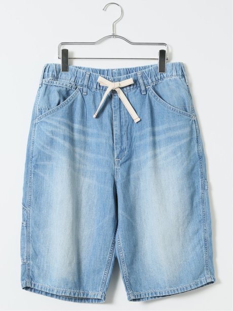 【大きいサイズ】エドウィン/EDWIN 綿麻 デニム イージー ショーツ