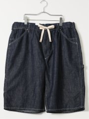 【大きいサイズ】エドウィン/EDWIN 綿麻 デニム イージー ショーツ