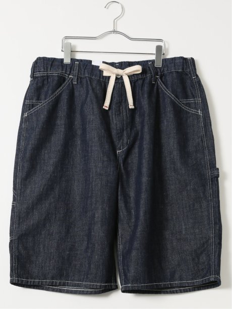 【大きいサイズ】エドウィン/EDWIN 綿麻 デニム イージー ショーツ