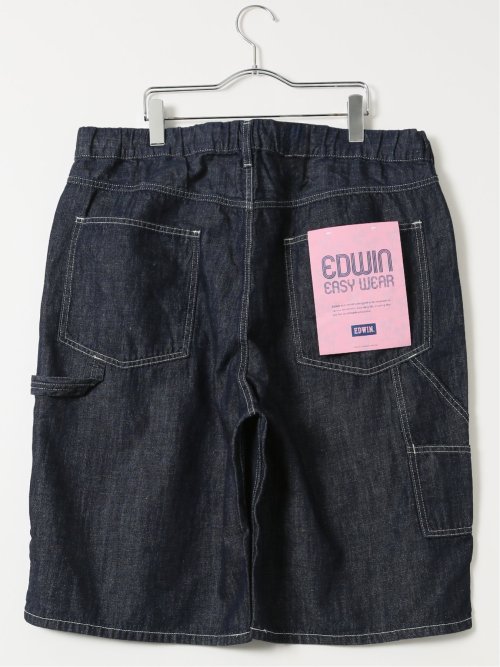 【大きいサイズ】エドウィン/EDWIN 綿麻 デニム イージー ショーツ
