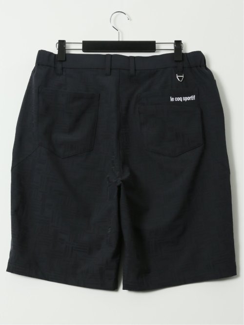 【大きいサイズ】ルコックスポルティフ ゴルフ/le coq sportif GOLF チェック ボーダー ジャガード ショートパンツ