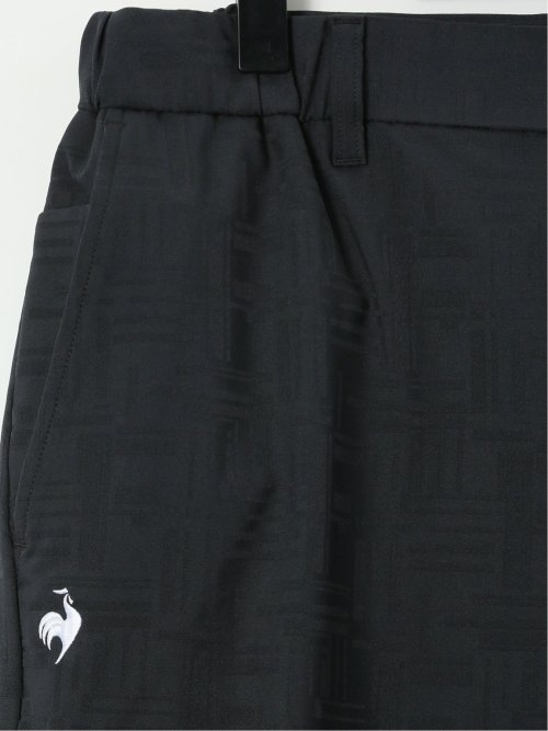 【大きいサイズ】ルコックスポルティフ ゴルフ/le coq sportif GOLF チェック ボーダー ジャガード ショートパンツ